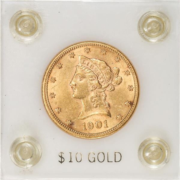 1901 $10 Liberty Head Eagle Gold Coin