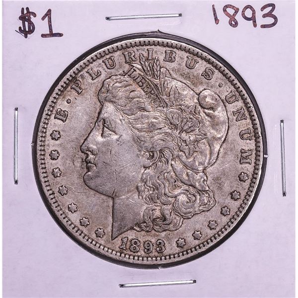 1893 $1 Morgan Silver Dollar Coin