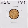 Image 1 : 1912 $2 1/2 Indian Head Quarter Eagle Gold Coin
