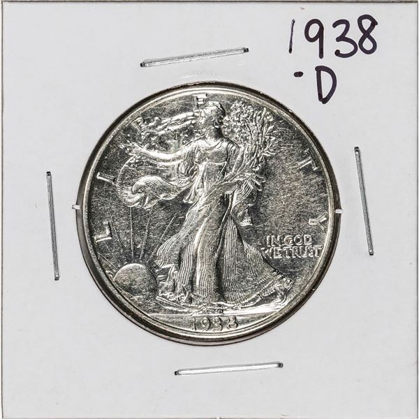 1938-D Walking Liberty Half Dollar Coin