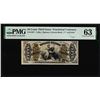 Image 1 : 1863 3rd Issue Fifty Cents Fractional Currency Note Fr.1337 PMG Choice Uncirculated 63