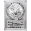 Image 2 : 2021-(S) Ty. 1 $1 American Silver Eagle Coin PCGS MS70 Cleveland Signed San Francisco