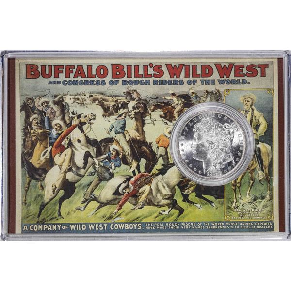 1883 $1 Morgan Silver Dollar Coin Buffalo Bill's Wild West