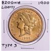 Image 1 : 1900 $20 Liberty Head Double Eagle Gold Coin