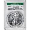 Image 1 : 2020-(P) $1 American Silver Eagle Coin PCGS MS69 Emergency Issue Philadelphia