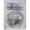 Image 1 : 2021-(S) Type 2 $1 American Silver Eagle Coin PCGS MS70 First Day of Issue Emergency