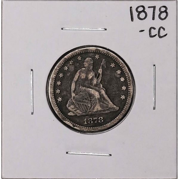 1878-CC Seated Liberty Quarter Coin