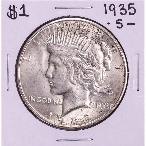 1935-S $1 Peace Silver Dollar Coin