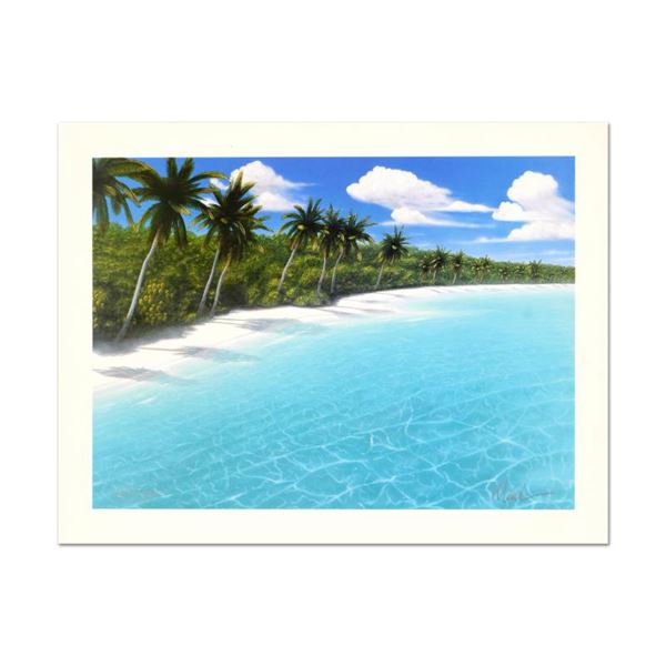 Dan Mackin  Endless Beaches  Limited Edition Lithograph On Paper