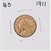 Image 1 : 1911 $5 Indian Head Half Eagle Gold Coin