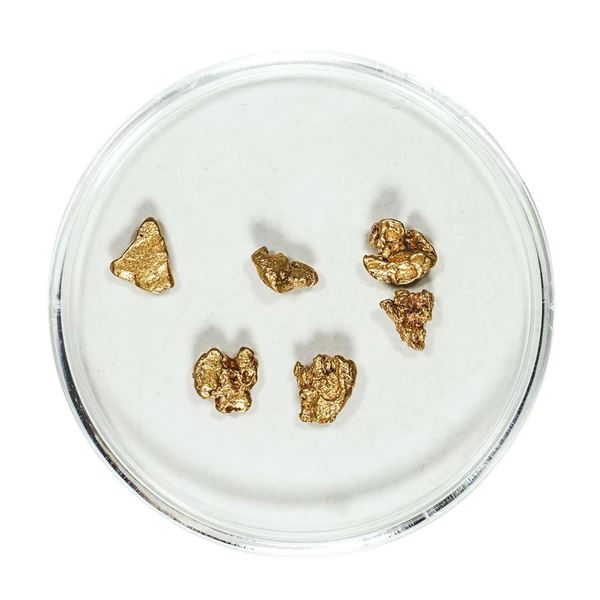 Gold Nuggets 1.96 Grams Total Weight