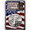 Image 1 : 2021(P) Type 1 $1 American Silver Eagle Coin NGC MS70 Early Releases Philadelphia Flag