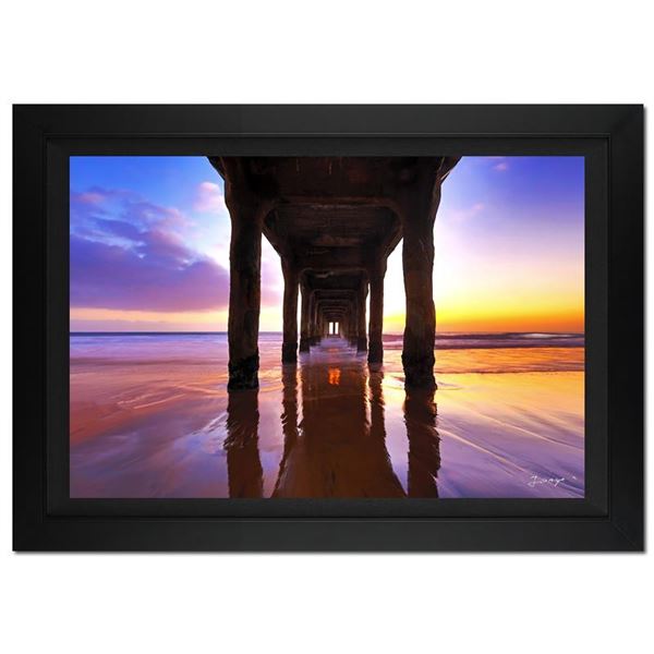 Jongas  Pier Blossom  Limited Edition Giclee On Canvas