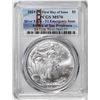 Image 1 : 2021-(S) Ty. 1 $1 American Silver Eagle Coin PCGS MS70 First Day of Issue Emergency SF