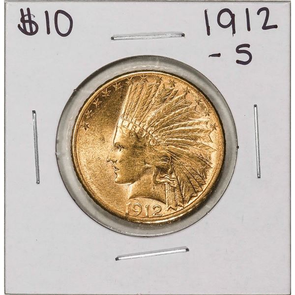 1912-S $10 Indian Head Eagle Gold Coin