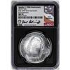 Image 1 : 2019-P $1 Apollo 11 Commemorative Silver Dollar Coin NGC MS70 ER Iskowitz Signature