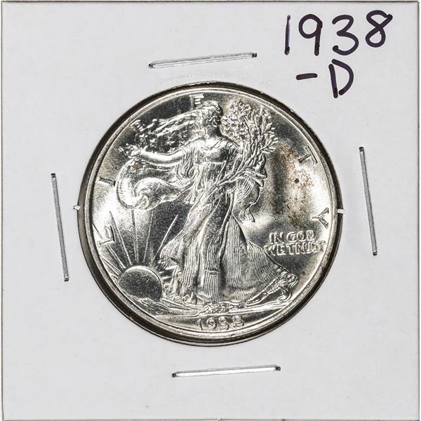 1938-D Walking Liberty Half Dollar Coin