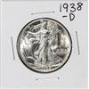 Image 1 : 1938-D Walking Liberty Half Dollar Coin