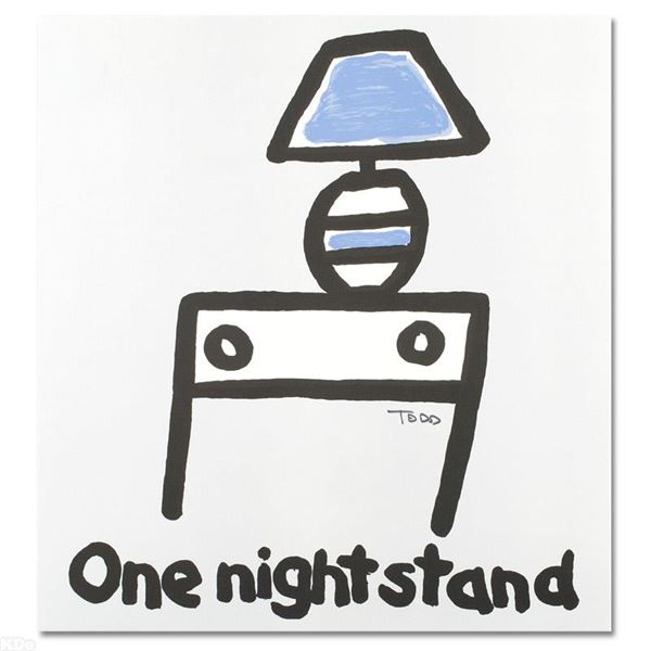 Todd Goldman  One Night Stand  Limited Edition Lithograph On Paper