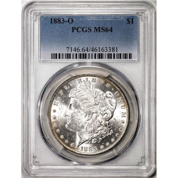 1883-O $1 Morgan Silver Dollar Coin PCGS MS64