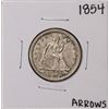 Image 1 : 1854 w/Arrows Seated Liberty Quarter Coin