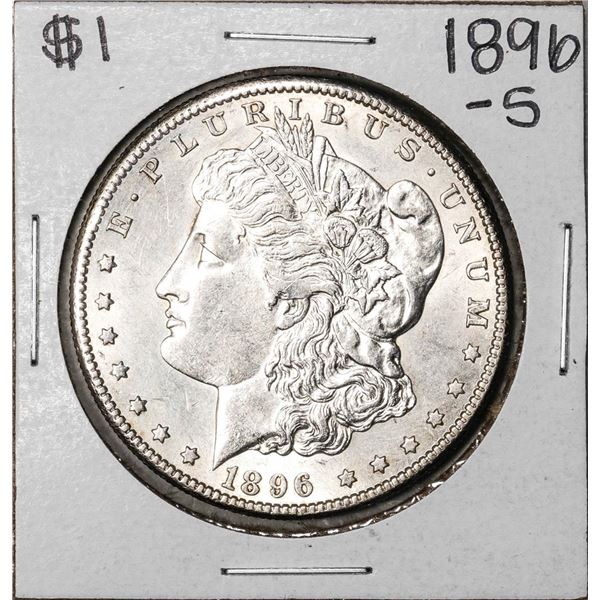 1896-S $1 Morgan Silver Dollar Coin