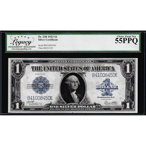 1923 $1 Silver Certificate Note Fr.237 Legacy Choice About New 58PPQ