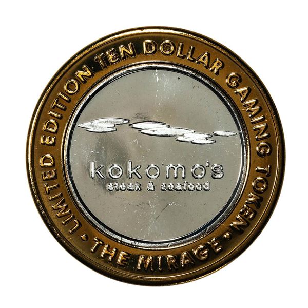 .999 Silver Mirage Las Vegas, Nevada $10 Casino Limited Edition Gaming Token