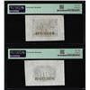 Image 2 : Lot of (2) Specimen Second Issue Ten Cents Fractional Notes PMG Choice Uncirculated 63