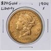 1904-S $20 Liberty Head Double Eagle Gold Coin