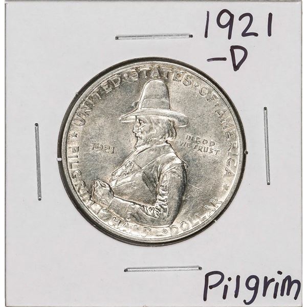 1921-D Pilgrim Tercentenary Commemorative Half Dollar Coin