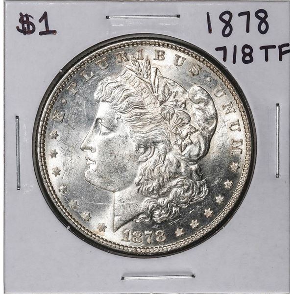 1878 7/8TF $1 Morgan Silver Dollar Coin