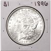 Image 1 : 1896 $1 Morgan Silver Dollar Coin