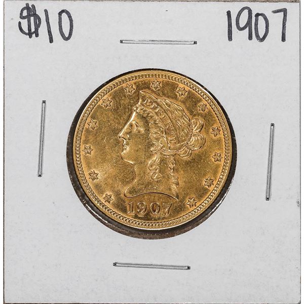 1907 $10 Liberty Head Eagle Gold Coin