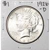 Image 1 : 1926-D $1 Peace Silver Dollar Coin