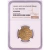 Image 1 : AH451-492 Ghaznavid Dinar A-1637 Ibrahim Gold Coin NGC Genuine