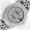 Rolex Ladies Stainless Steel Quickset Meteorite Diamond Datejust Wristwatch