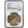Image 1 : 1904-O $1 Morgan Silver Dollar Coin NGC MS66 Amazing Toning