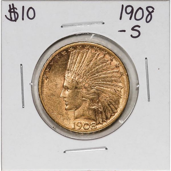 1908-S $10 Indian Head Eagle Gold Coin