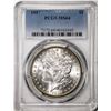 Image 1 : 1887 $1 Morgan Silver Dollar Coin PCGS MS64