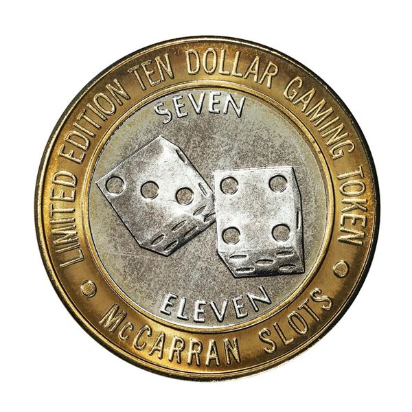 .999 Silver McCarran International Airport Las Vegas, NV $10 Limited Gaming Token