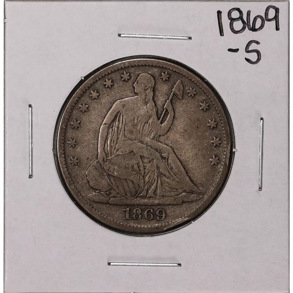 1869-S Seated Liberty Half Dollar Coin