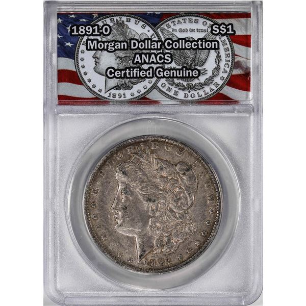 1891-O $1 Morgan Silver Dollar Coin ANACS Genuine