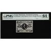Image 1 : 1863 Third Issue 5 Cents Specimen Fractional Note Fr.1236spnmf PMG Ch. Uncirculated 64