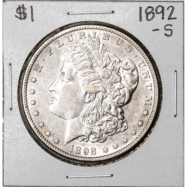 1892-S $1 Morgan Silver Dollar Coin