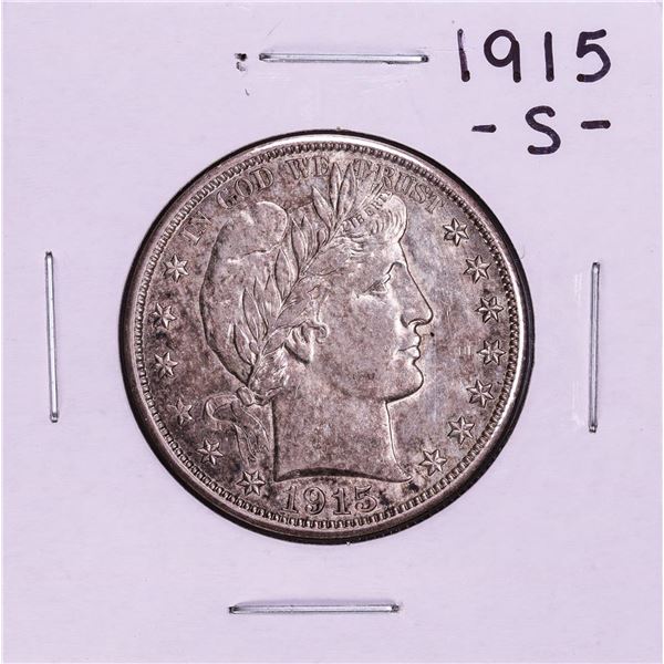 1915-S Barber Half Dollar Coin