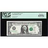 Image 1 : 1981 $1 Federal Reserve Note Misaligned Overprint Error PCGS Choice New 63PPQ