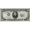 Image 1 : 1950A $20 Federal Reserve Note Philadelphia Gutter Fold Error