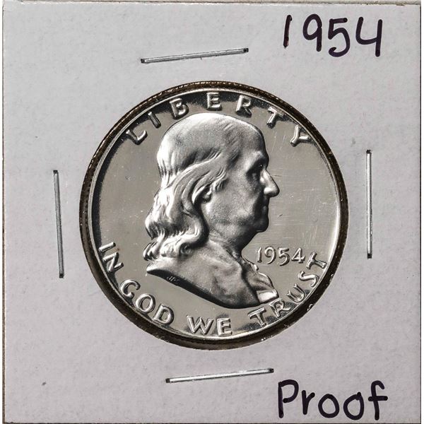 1954 Proof Franklin Half Dollar Coin