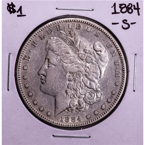 1884-S $1 Morgan Silver Dollar Coin